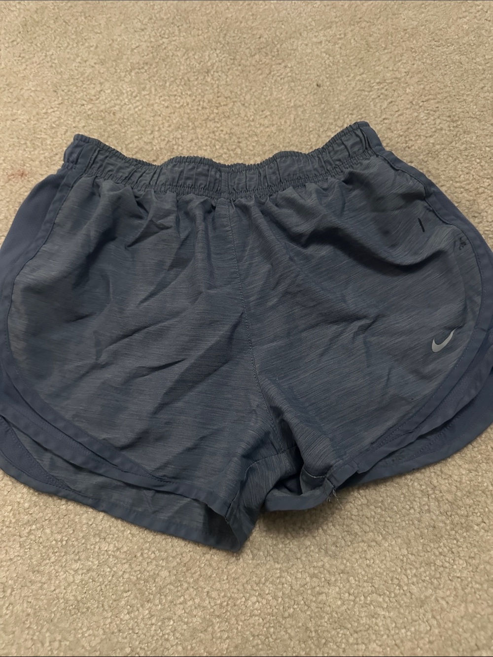 Nike Women's Slate Blue Athletic Shorts
